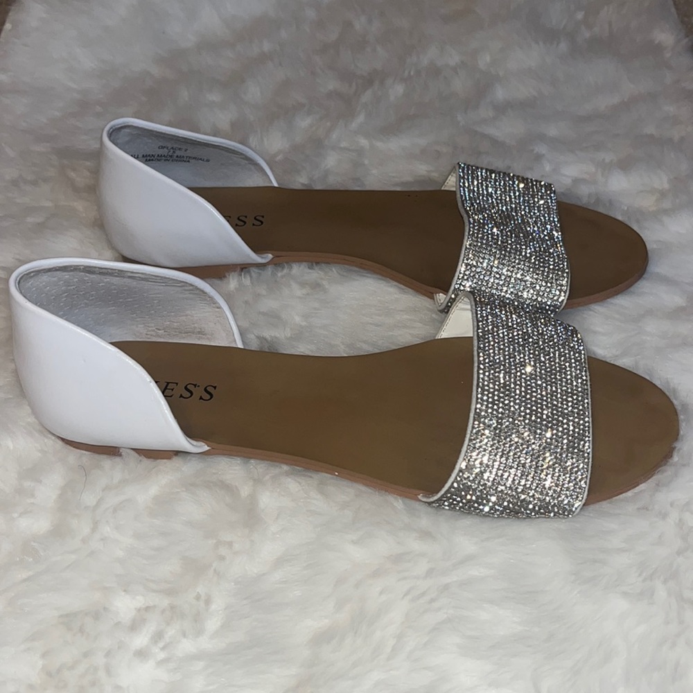 Guess bling flat sandals